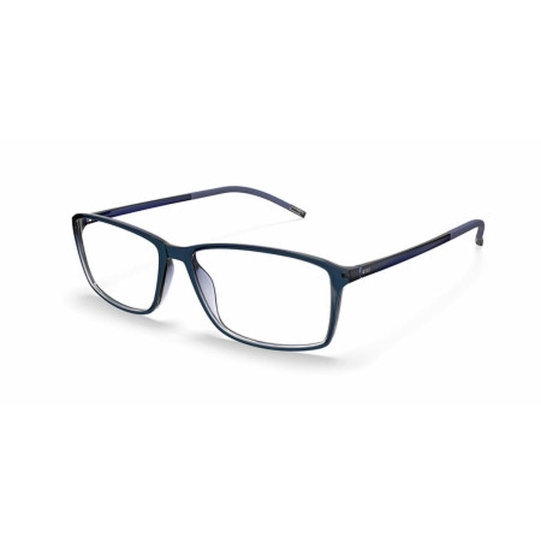 نظارة Silhouette SPX Illusion Fullrim 2942 الطبية 4510 - أزرق مستطيلة للجنسين