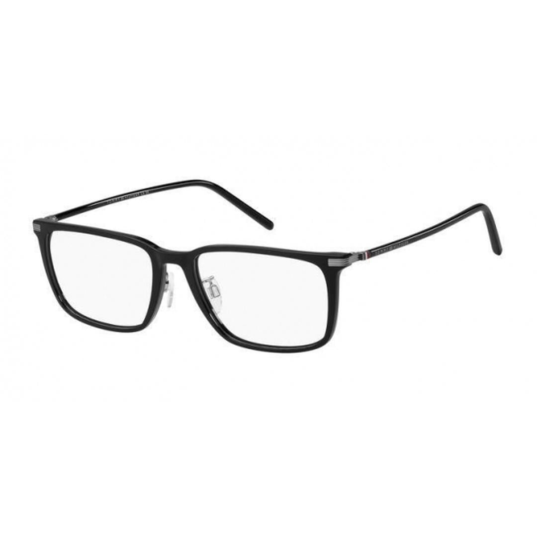 Tommy Hilfiger TH 1936/F Asian Fit 807 Men's Glasses Black Size 55 - Free Lenses - HSA/FSA Insurance - Blue Light Block Available