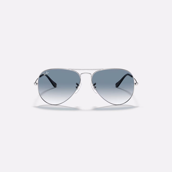 Ray Ban Rb3025 003/3f 55-14 Aviator Light Blue Gradient