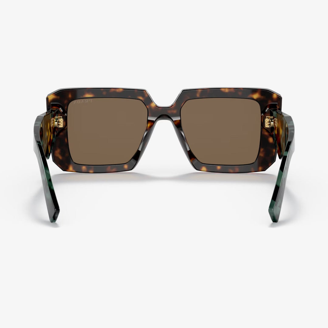 Prada PR 23YS 51 Women's Square Sunglasses - Tortoise Acetate Frame, Polyamide Lenses