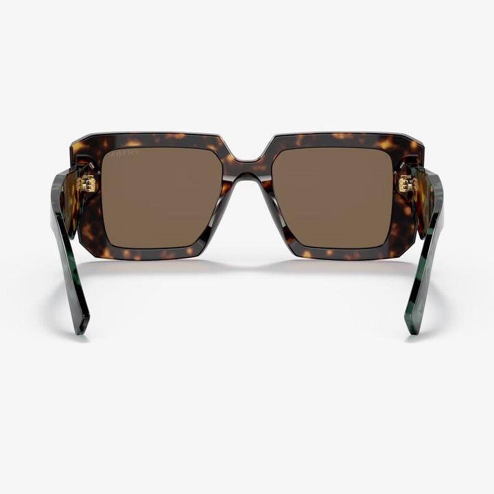 Prada PR 23YS 51 Women's Square Sunglasses - Tortoise Acetate Frame, Polyamide Lenses