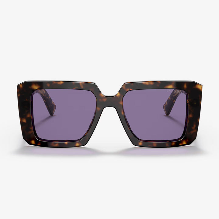 Prada PR 23YS 51 Women's Square Sunglasses - Tortoise Acetate Frame, Polyamide Lenses