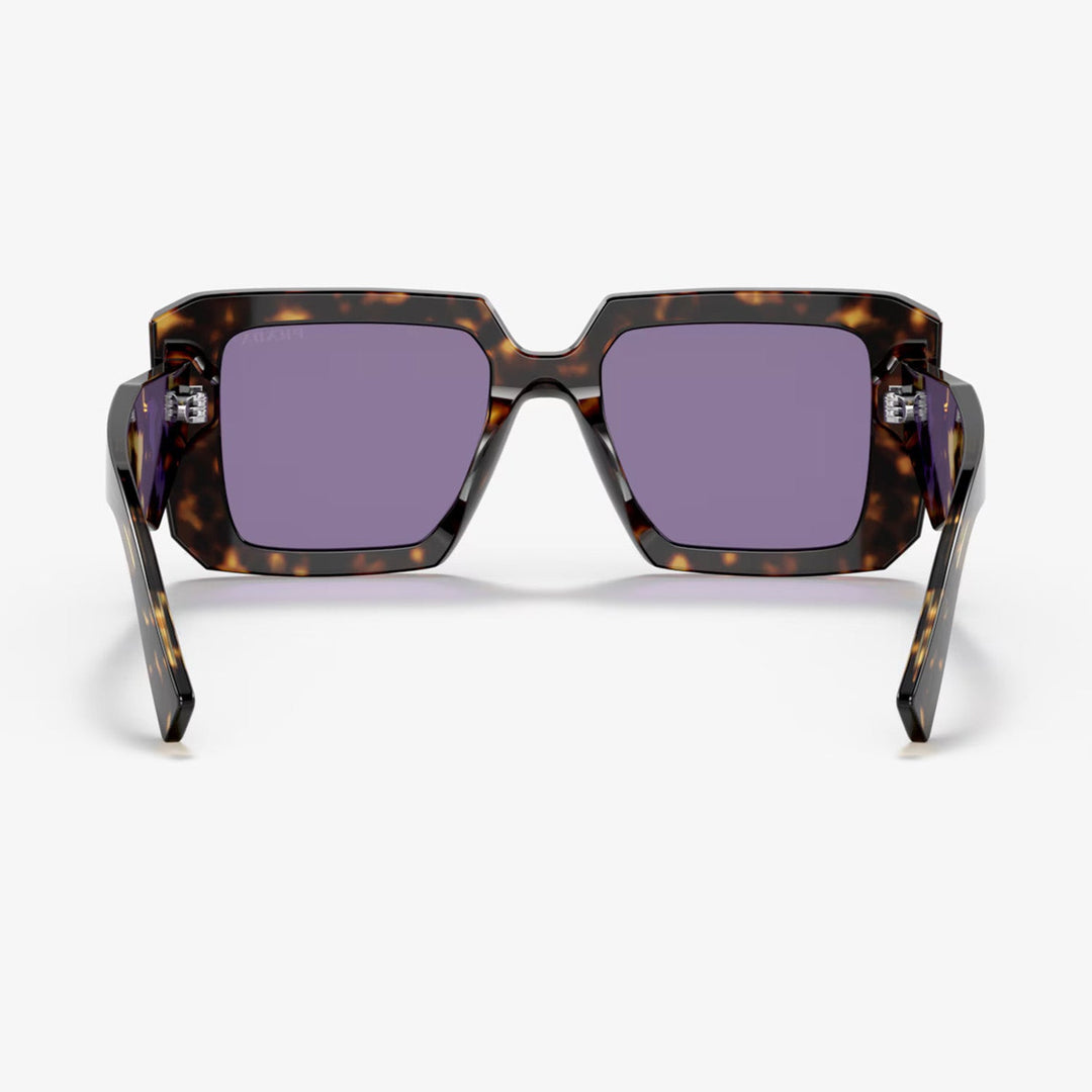 Prada PR 23YS 51 Women's Square Sunglasses - Tortoise Acetate Frame, Polyamide Lenses