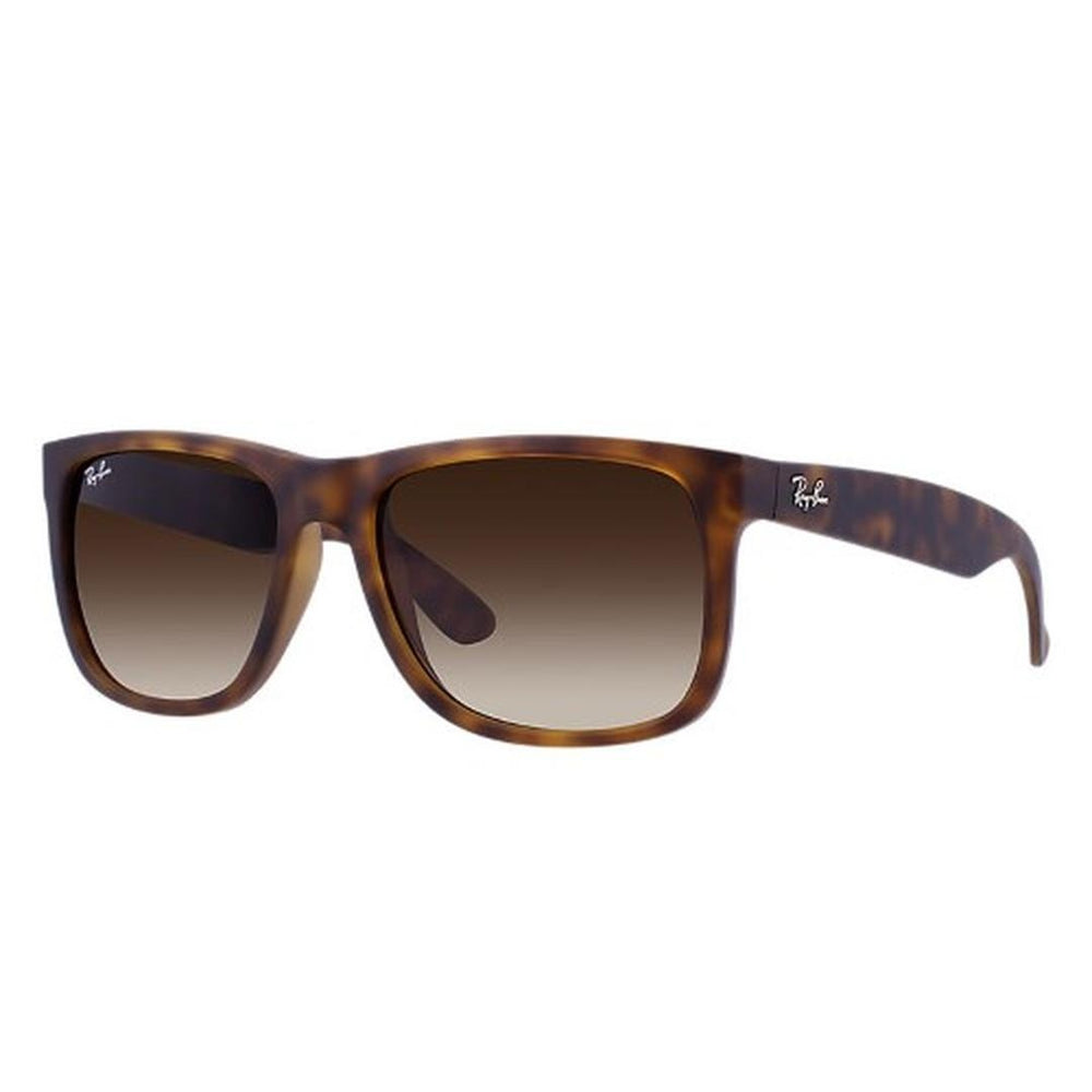 Ray-Ban Rectangle Rubber Light Havana Brown Gradient Sunglasses