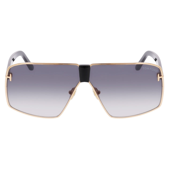 Tom Ford Reno FT0911 - 28B 66 Sunglasses - Gold Frame, Grey Lenses