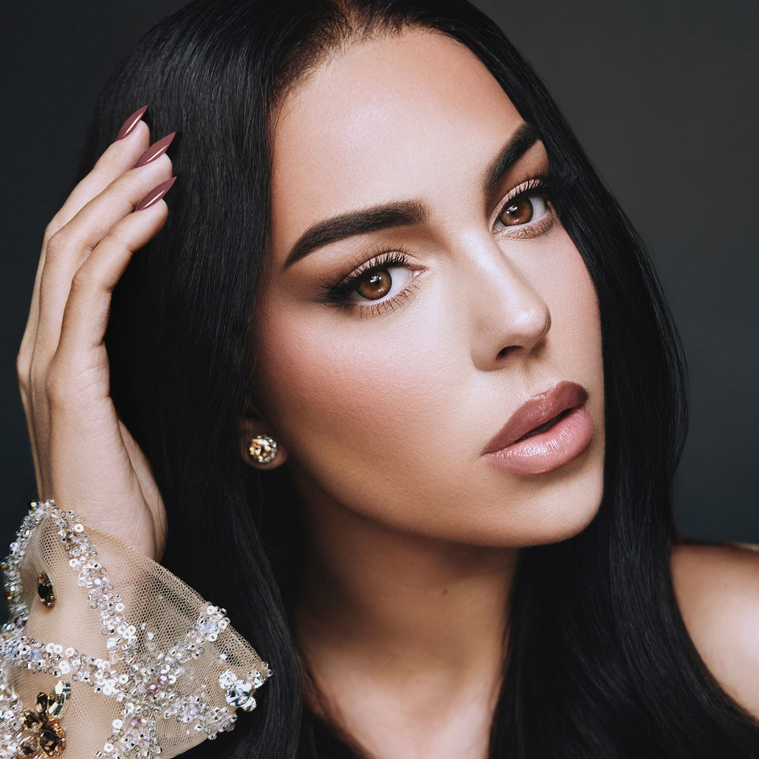 Amara Monthly Colored Contact Lenses - Almond