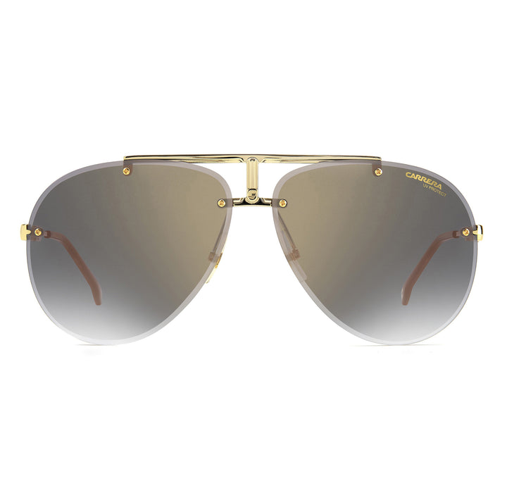 Carrera 1032/S 2 06j 62-12 Grey Shaded Gold Mirror Unisex Sunglasses