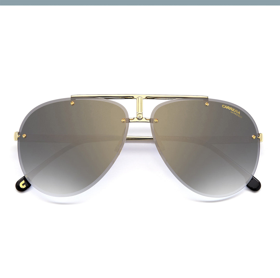 Carrera 1032/S 2 06j 62-12 Grey Shaded Gold Mirror Unisex Sunglasses