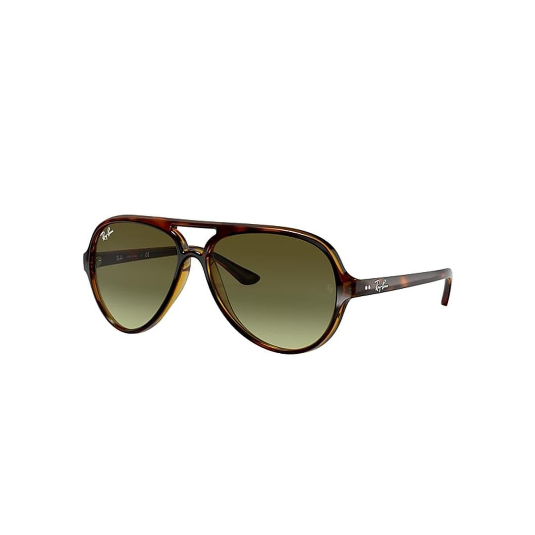 Ray-Ban Cats 5000 4125 Sunglasses 710/A6 - Havana - Green Gradient Brown Men Tortoise Pilot