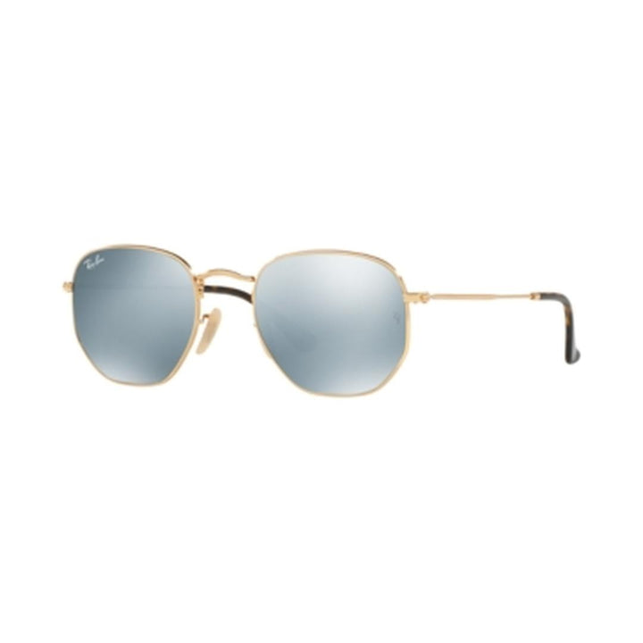 Ray-Ban Hexagonal RB 3548N 001/30, ROUND Sunglasses, MALE, Available with Prescription
