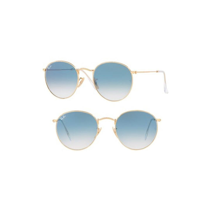 Ray-Ban Round Metal RB 3447N 001/3F, ROUND Sunglasses, MALE, Available with Prescription