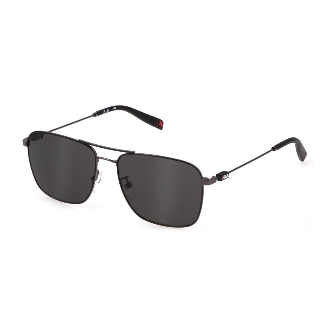 Fila Men's 58 Mm Gunmetal Matte Black Sunglasses