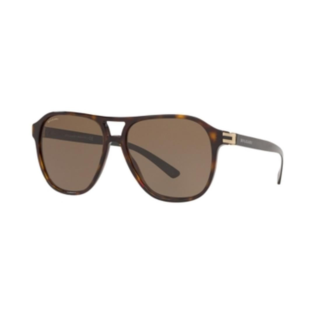 Bvlgari Womens Sunglasses BV7034 504/73 Dark Havana Brown - One Size