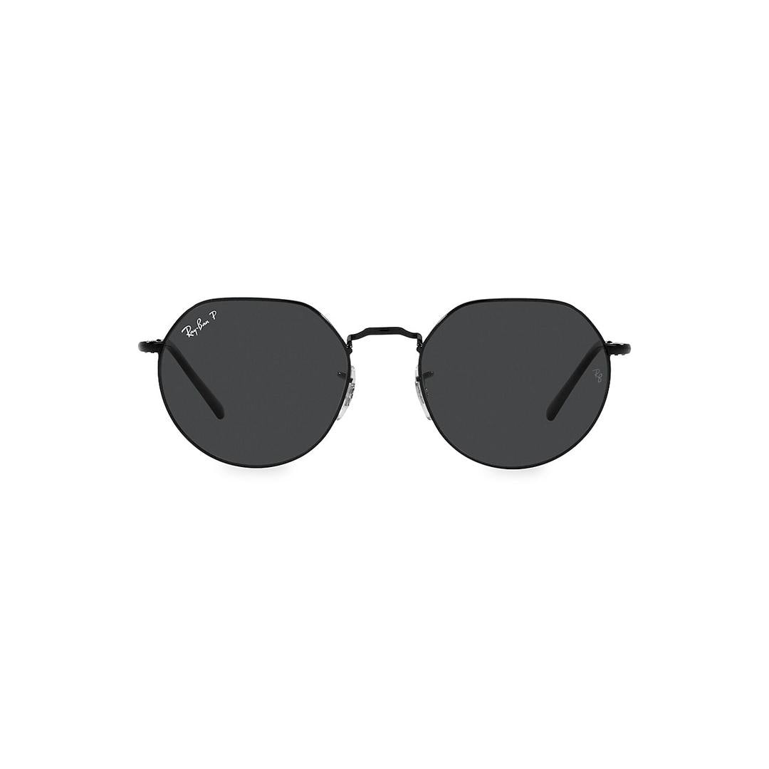 Ray-Ban Jack 3565 Sunglasses 002/48 - Black - Polar Black Unisex Irregular