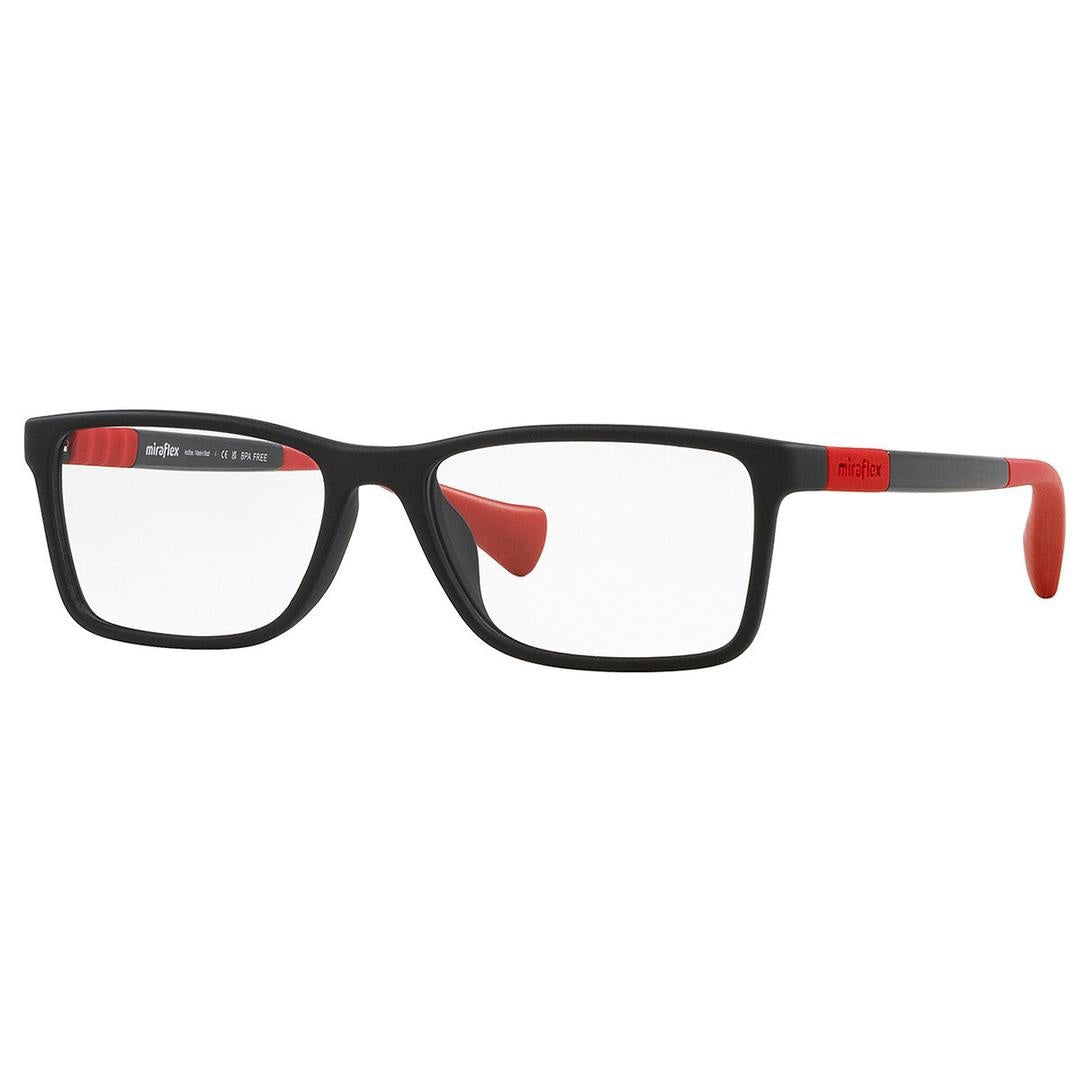 نظارة أطفال Miraflex MF4012 Kids L367 لون أسود مقاس 51 - عدسات مجانية - تأمين HSA/FSA - متوفر حجب الضوء الأزرق