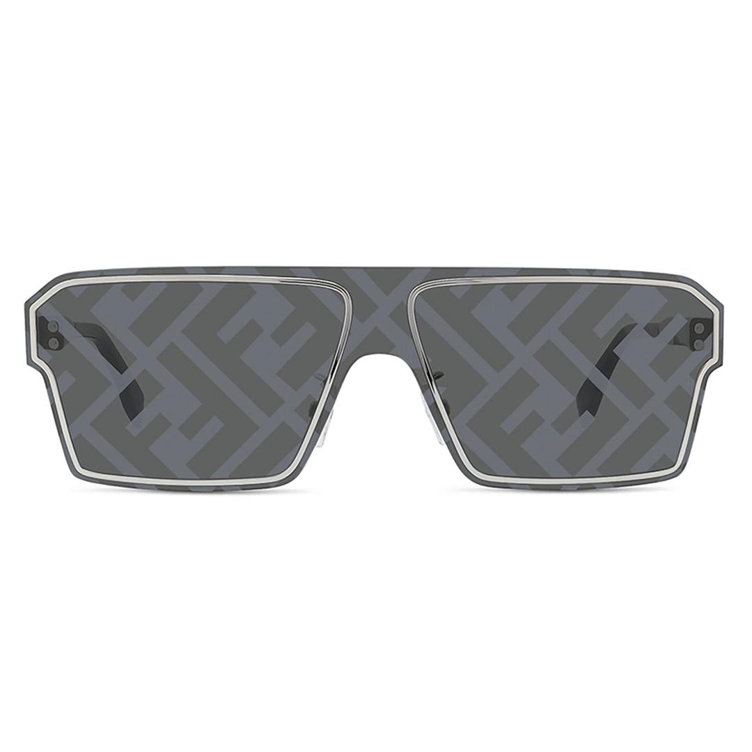 Fendi Grey Logo Shield Unisex Sunglasses FE40028U 16G 00