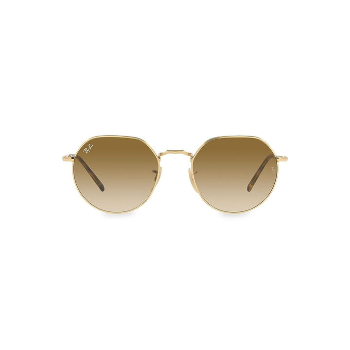 Ray-Ban Jack 3565 Sunglasses 001/51 - Gold - Clear Gradient Brown Unisex Irregular