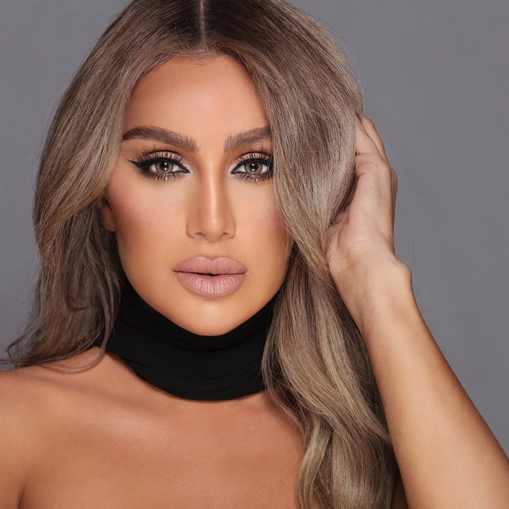 Amara Monthly Colored Contact Lenses - Hazel Wood