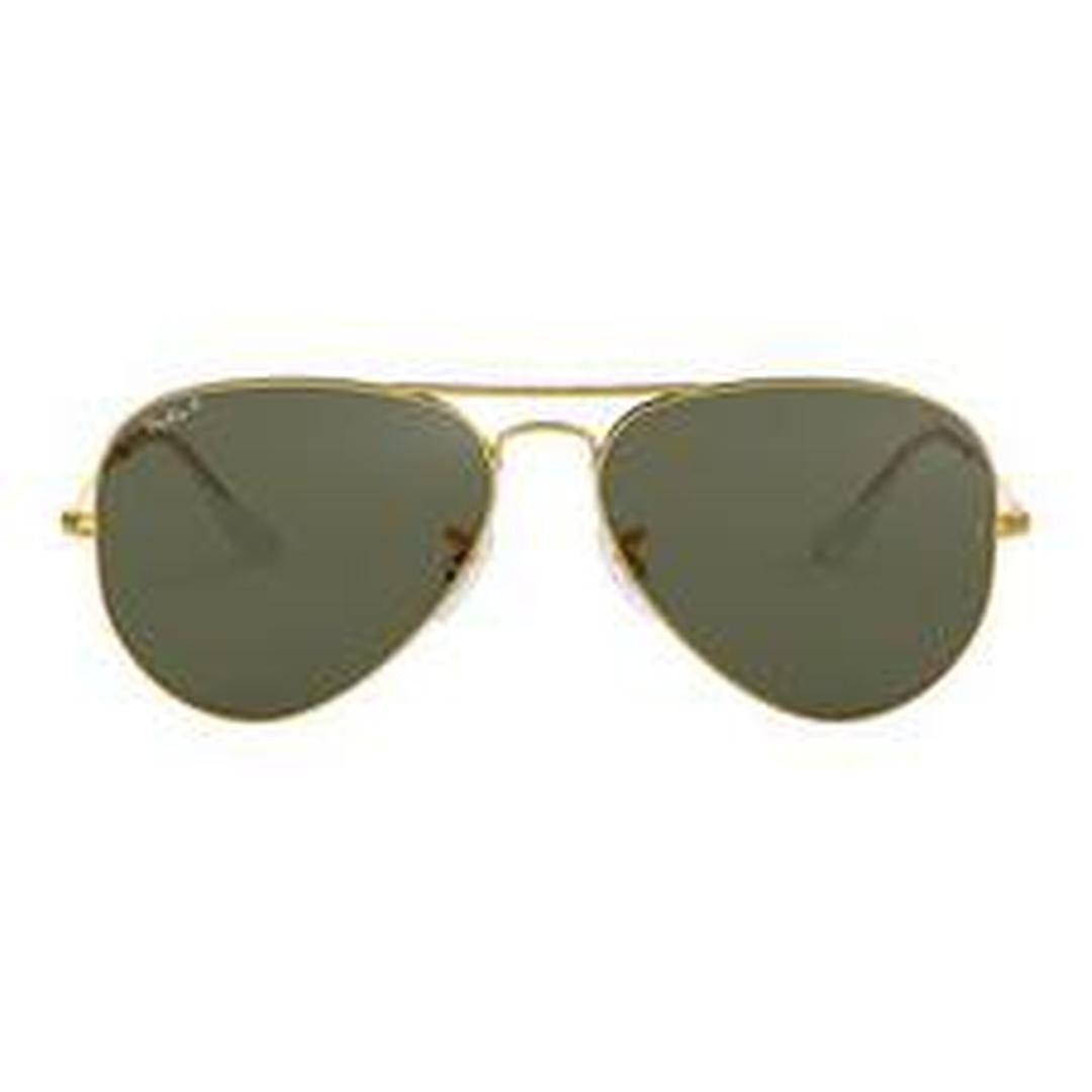 Ray-Ban Aviator Gold Green Polarized Sunglasses