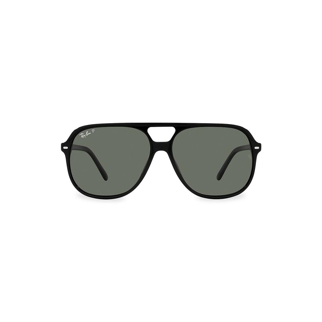 Ray-Ban Bill 2198 Sunglasses 901/58 - Black - Polar Green Unisex Square