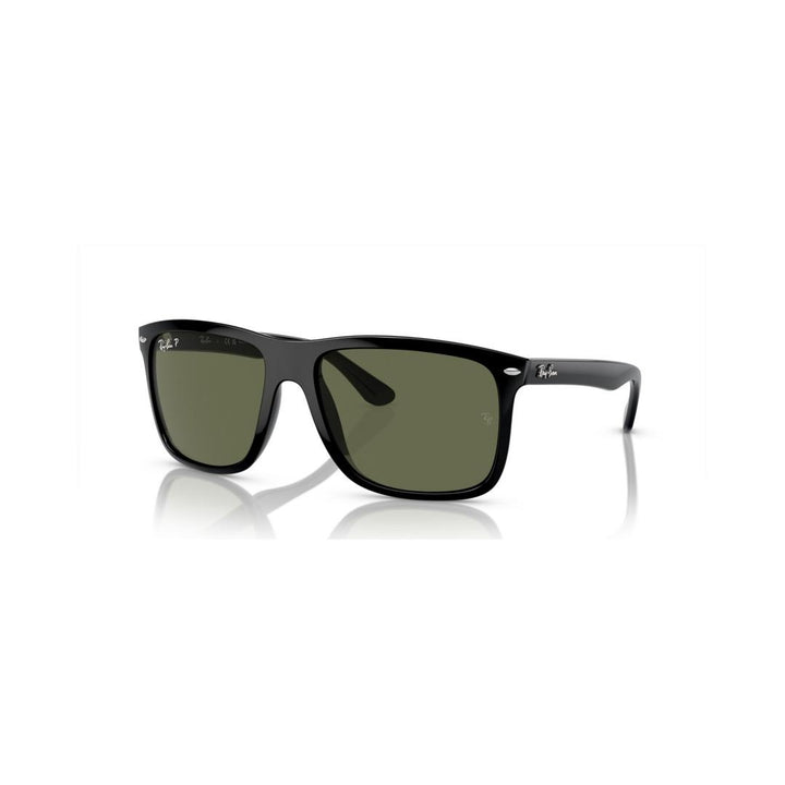 Ray-Ban Boyfriend Two 4547 Sunglasses 601/58 - Black - Green Unisex Square