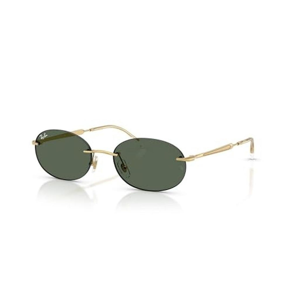 Ray-Ban Rb3767 Oval Sunglasses, Gold/Dark Green, 54 Mm