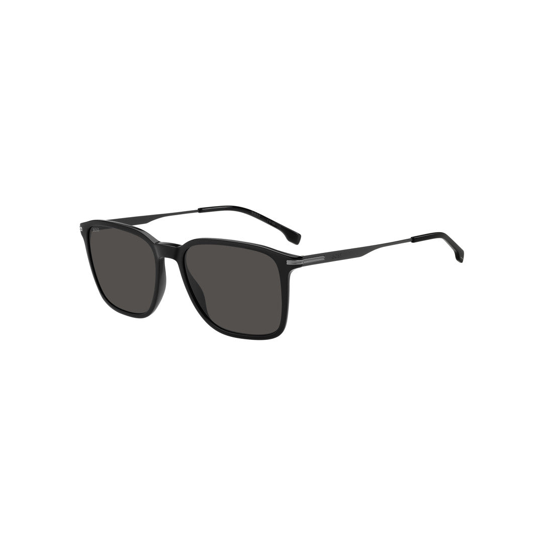 HUGO BOSS SUNGLASSES FRAMES 1886/S RECTANGULAR METAL BLACK For MAN 55-17-145