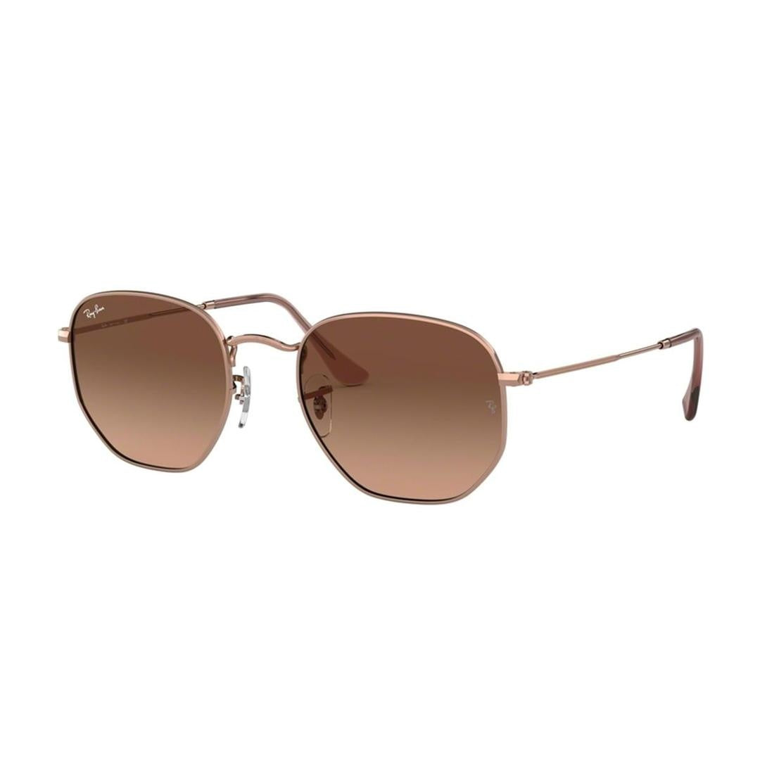 Ray-Ban Hexagonal 3548N Sunglasses 9069A5 - Bronze/copper - Pink Gradient Brown Men Square