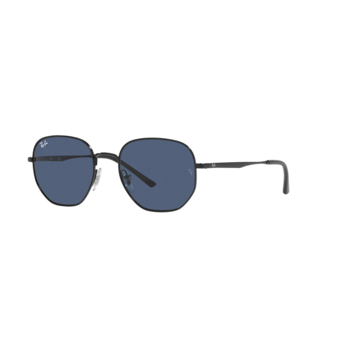 Ray-Ban 3682 Sunglasses 002/80 - Black - Dark Blue Unisex Irregular