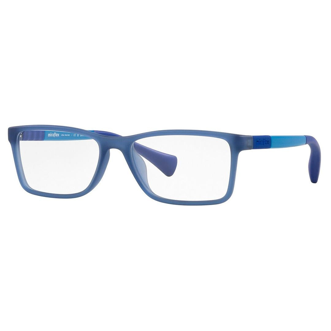 Miraflex MF4012 Kids L368 Kids' Glasses Blue Size 51 - Free Lenses - HSA/FSA Insurance - Blue Light Block Available