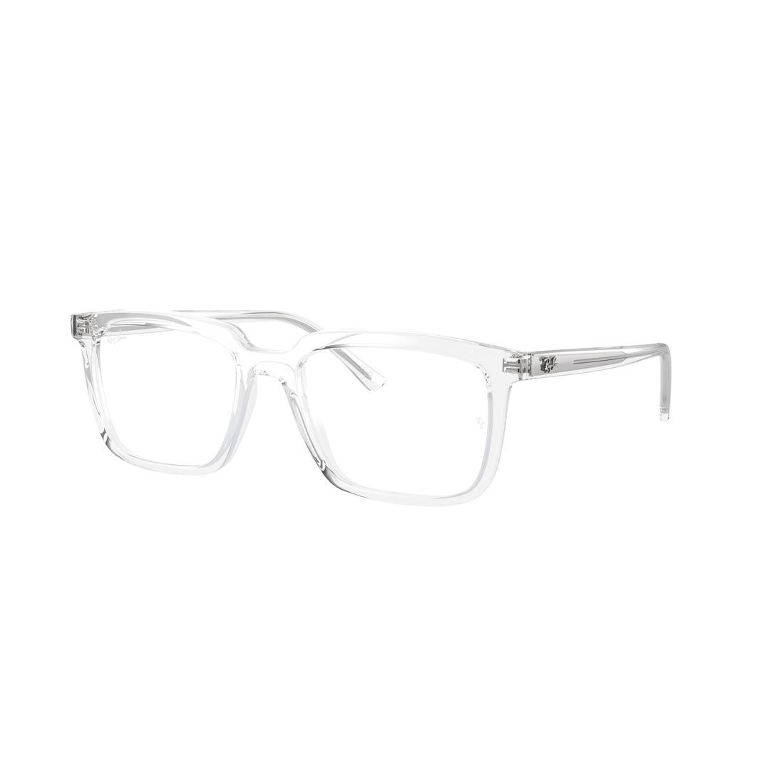 Ray-Ban Alain 7239 Eyeglasses 2001 - Transparent - Clear Unisex Rectangle