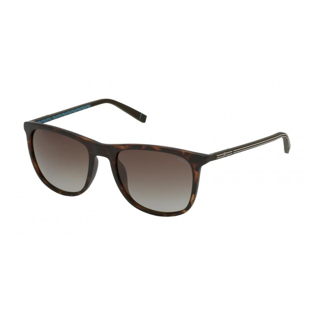 Fila SFI095 Polarized 878P Men's Sunglasses Tortoiseshell Size 55
