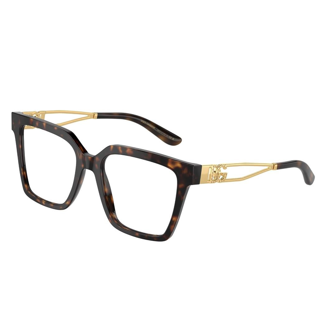Dolce & Gabbana DG3376B 502 Womens Glasses Tortoiseshell Size 51 - Free Lenses - HSA/FSA Insurance - Blue Light Block Available