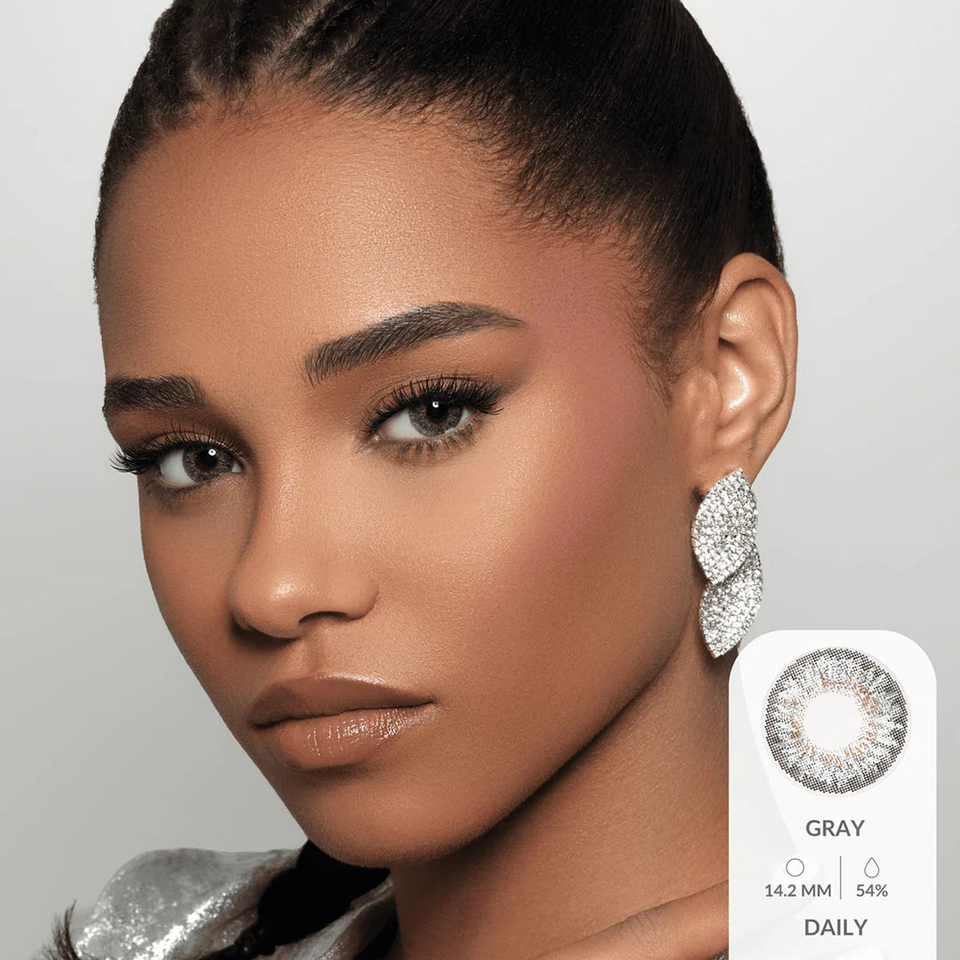 Amara Daily Colored Contact Lenses - Gray