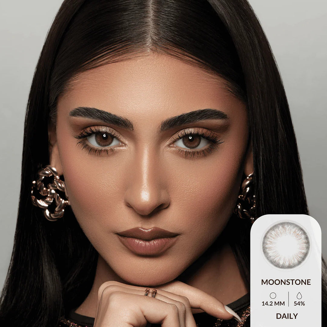 Amara Daily Colored Contact Lenses - Moon Stone