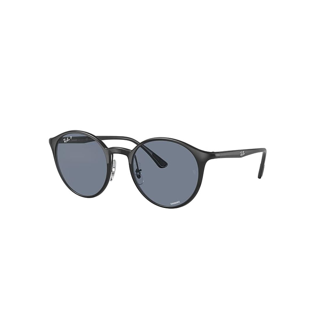 Ray-Ban 4336CH Sunglasses 601/BA - Black - Blue Unisex Oval