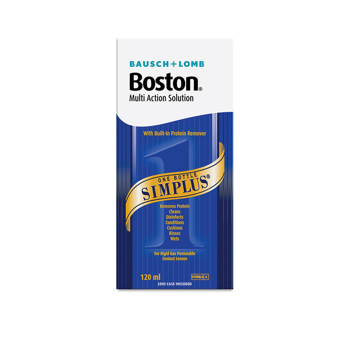 B And L Boston Simplus For Rgp Lenses Solution120ml