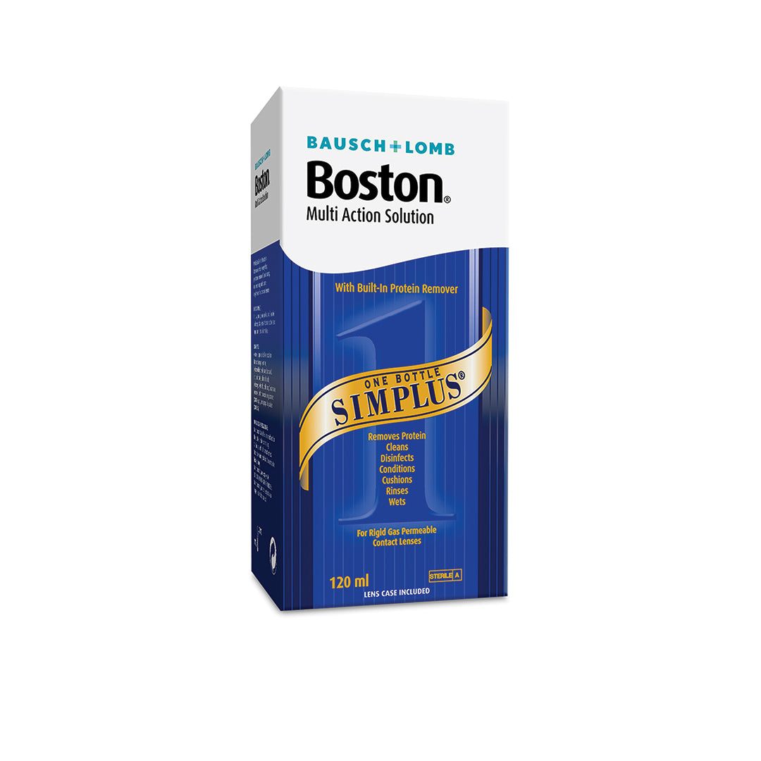B And L Boston Simplus For Rgp Lenses Solution120ml