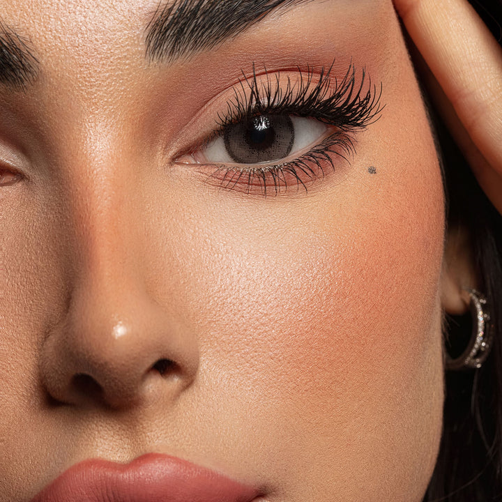 Amara Monthly Colored Contact Lenses - Chai