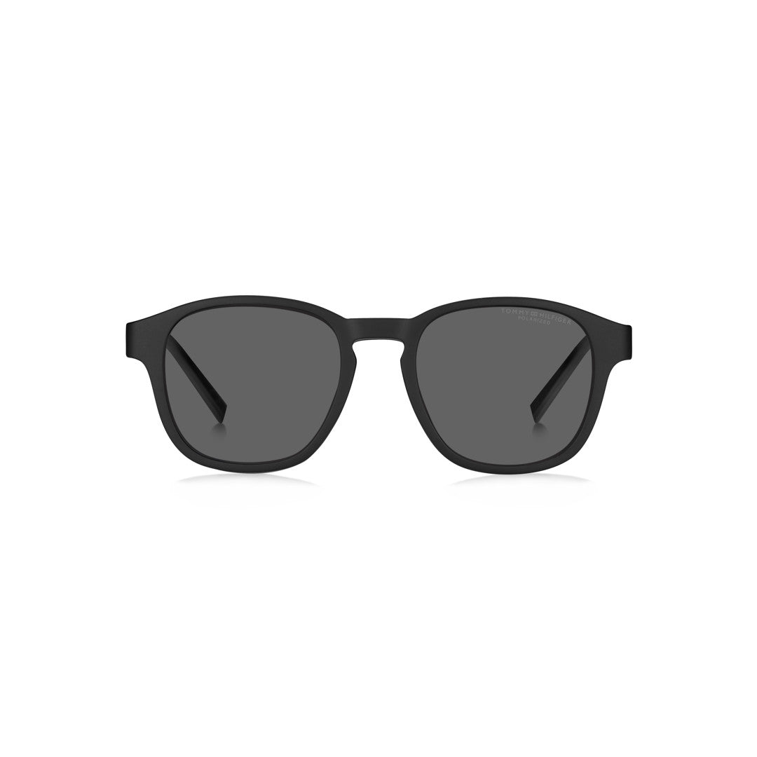 TOMMY HILFIGER CLIP-ON TH2085/CS RECTANGULAR ECO POLYAMIDE MATTE BLACK For MAN 50-19-145