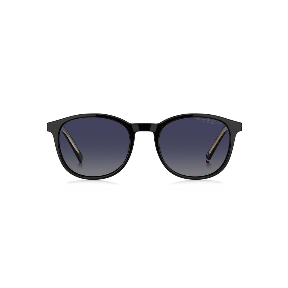 TOMMY HILFIGER CLIP-ON TH2268/C SQUARE GEOMETRICAL ECO ACETATE BLACK For MAN 51-19-150