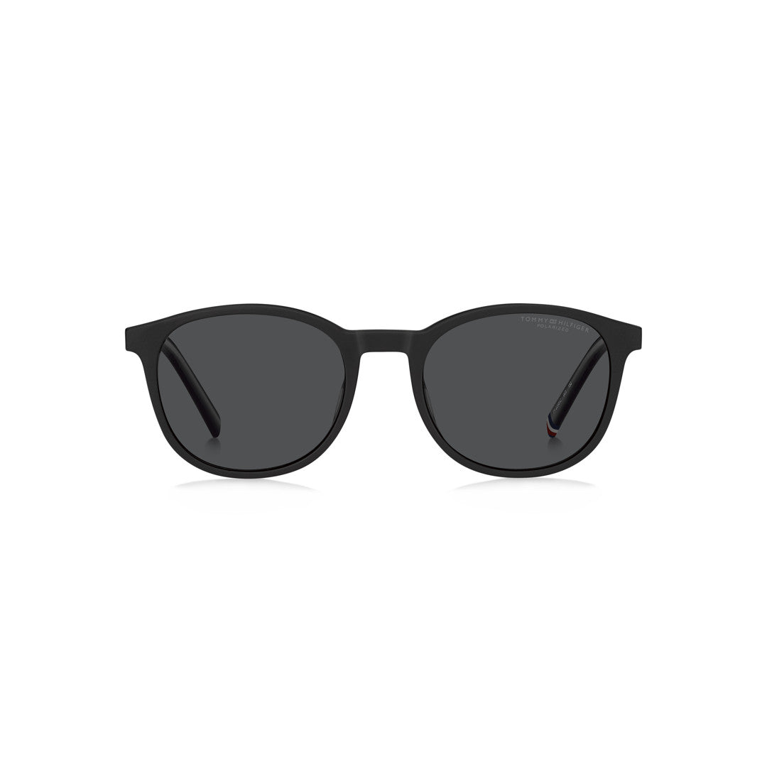 TOMMY HILFIGER CLIP-ON TH2268/C SQUARE GEOMETRICAL ECO ACETATE MATTE BLACK For MAN 51-19-150