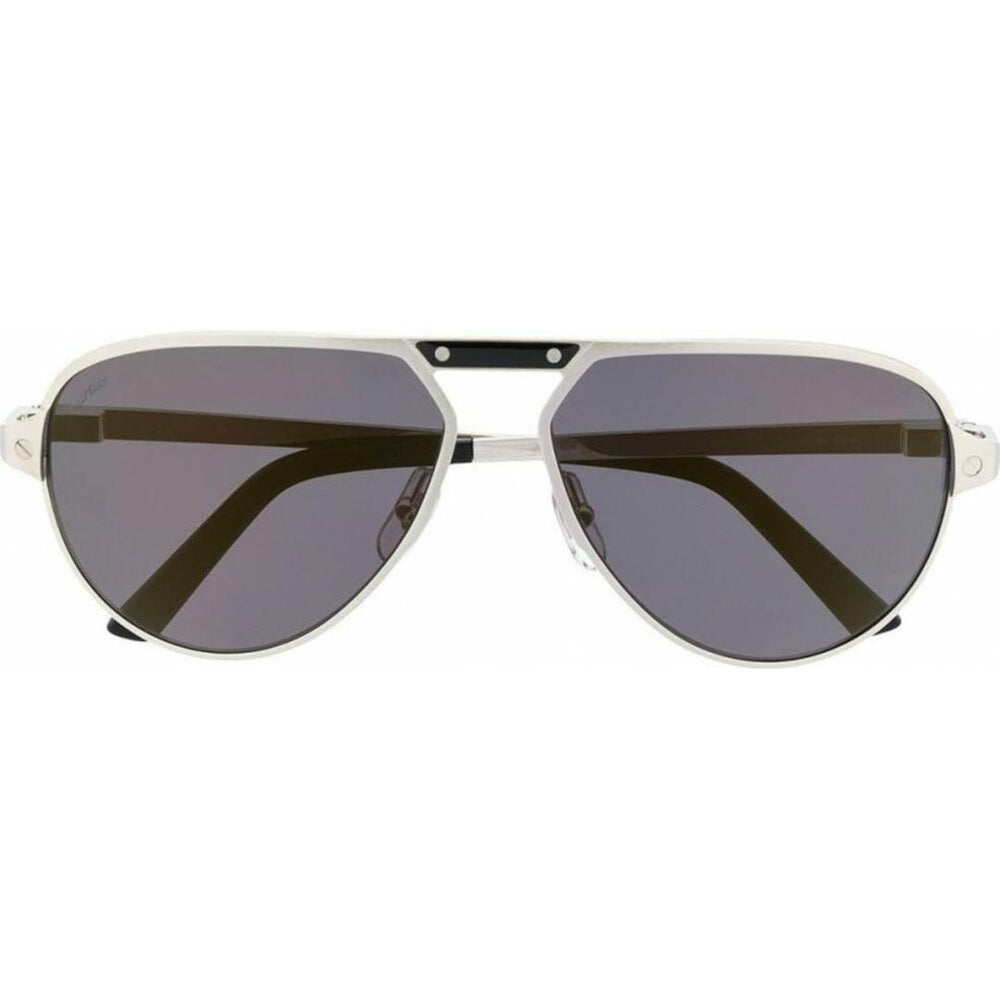 Cartier Grey Aviator Men S Sunglasses CT0101S 002 60