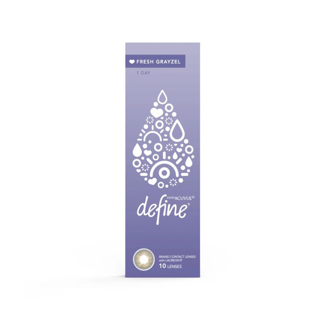 Define Fresh Grayzel Daily Colored Contact Lenses - Pack of 10