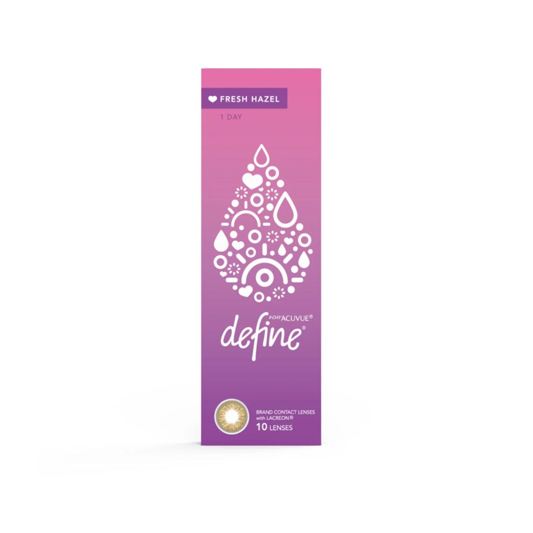 Define Fresh Hazel Daily Colored Contact Lenses - Pack of 10