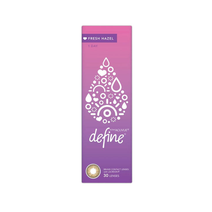Define Fresh Hazel Daily Colored Contact Lenses - Pack of 30