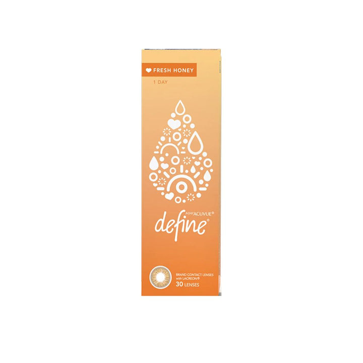 Define Fresh Honey Daily Colored Contact Lenses - Pack of 30