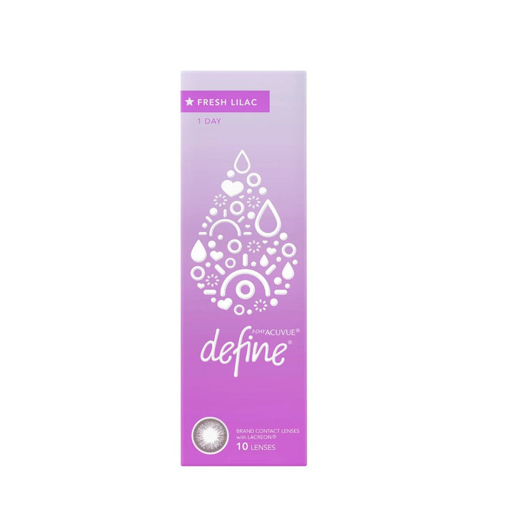 Define Fresh Lilac Daily Colored Contact Lenses - Pack of 10