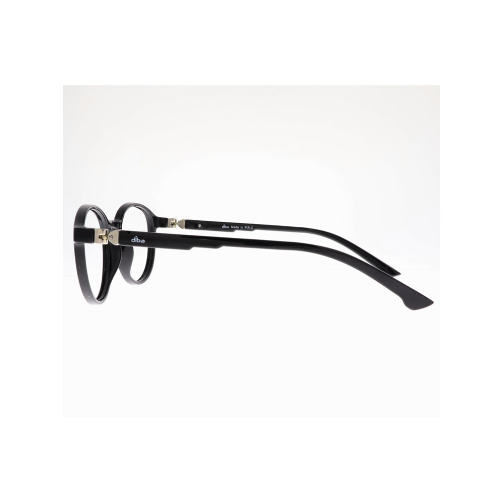 Diba 3336C1 For Unisex Eyeglasses Round BLACK Size 46-19-140
