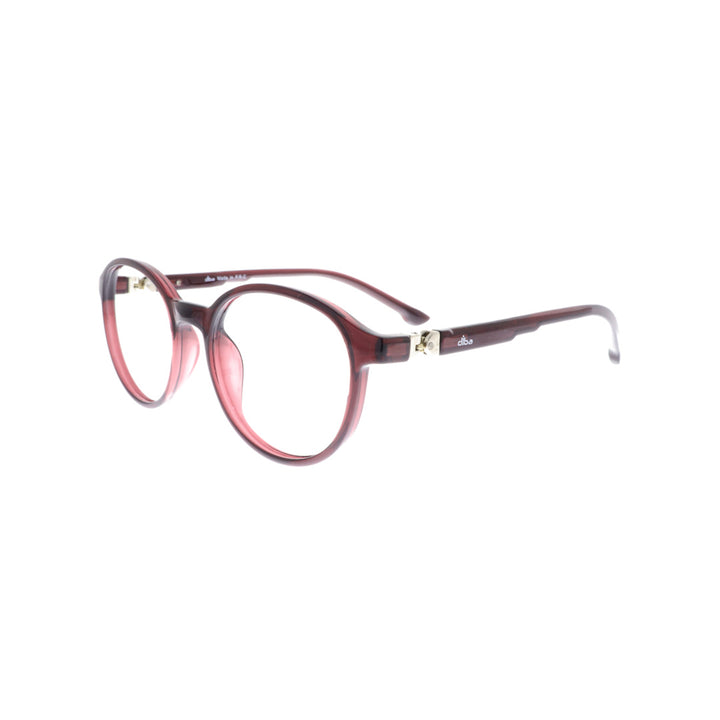 Diba 3336c5 For Women Eyeglasses Round burgundy red Size 46-19-140